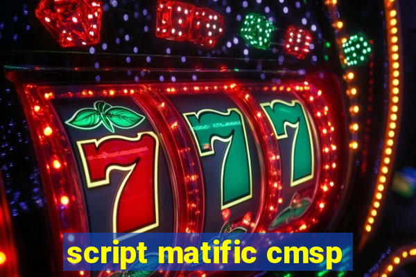 script matific cmsp